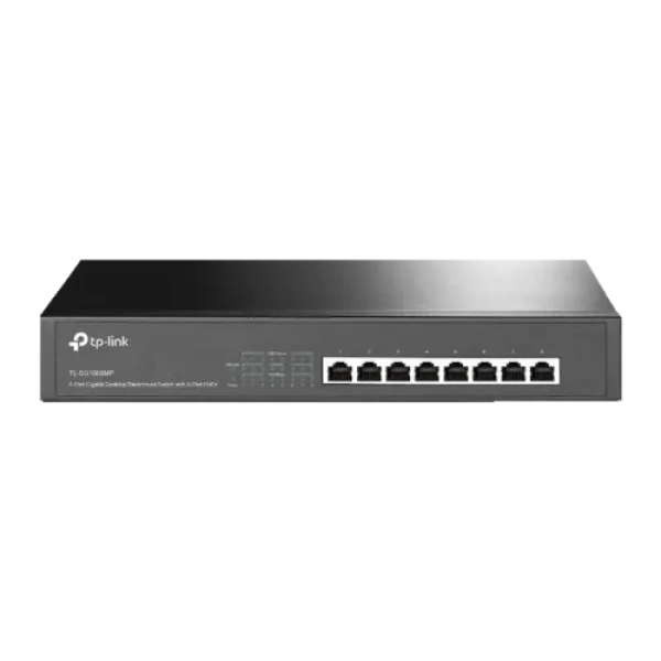 TP-Link TL-SG1008MP 8-Port Gigabit Desktop Switch with 8-Port PoE+